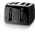 thumbnail image 1 of Tostadora BLACK+DECKER de 4 rebanadas, extra ancha, negra, T, 1 of 5