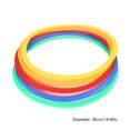 thumbnail image 3 of Lightweight Agility Rings，Mini Hula Hoops and Hopscotch Mat for Fitness Dance Gymnastics and Outdoor Fun Activities, 3 of 3