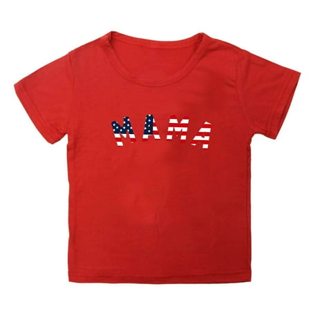 

LNMQLPDBS Kids T-Shirts Black American Flag Print Short Sleeved T Shirt Classic-Fit Short-Sleeve Crewneck T-Shirt