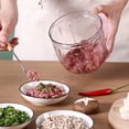 thumbnail image 2 of Cortador de verduras creativo, picadora de carne multifunción manual, trituradora de verduras, cocina, relleno de bolas de masa, extractor de ajo, molinillo de ajo, marea, 2 of 5