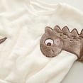 thumbnail image 5 of KYAIGUO Toddler Baby Boys Girls 2PCS Fleece Pajama Pj Set Infant Long Sleeve Pullover Sleepwear Pants Outfit Set Dinosaur Plush Fall Winte Kids Set for 5M-5T, 5 of 8