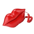 thumbnail image 1 of WX-3061 Decoración de Eescritorio Telefónico, Teléfono Con Labios en Forma de Labio, Sonido Claro, Teléfono Domémico para El Hogar, Oficina, Arte, Regalos, ABS, Rojo, 1 of 7