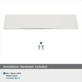 thumbnail image 3 of Amerock Edge Pulls 5-1/16 inch (128mm) Center-to-Center Polished Nickel Cabinet Edge Pull, 10 Pack, 3 of 4