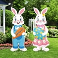 thumbnail image 3 of Easter Yard Signs Maitys con forma de huevo de conejo, 82 x 32 cm, para exteriores, 3 of 6