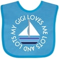 thumbnail image 3 of Inktastic My Gigi Loves Me Sailboat Boys Sailing Boys Baby Bib, 3 of 4