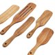thumbnail image 2 of Juego de 5 utensilios de cocina de madera natural YEJLMXG, 2 of 5