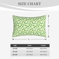 thumbnail image 4 of Logiee Daisies Flowers Print Pillow Case,Throw Pillow Covers, Double Sided Plush Cushion Cover for Couch Sofa Bed, Only Pillowcase-14"x20", 4 of 6