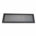 thumbnail image 4 of Air Return Grill 8″ x 30″ with 10" X 32"Faceplate – Contemporary Design Decorative HVAC Vent Cover, Cast Aluminum, Powder-Coated, Repaintable Wall Ceiling Floor Grille (VR102), 4 of 7