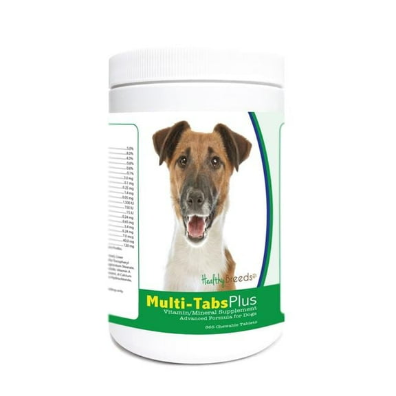 Healthy Breeds 840235171676 Smooth Fox Terrier Multi-Tabs Plus Chewable Tablets - 365 Count