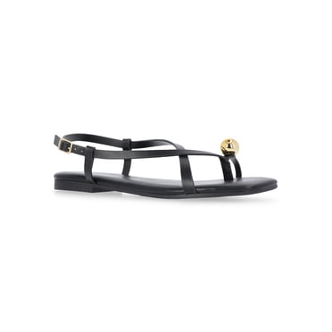 Time and Tru Women's Embellished Toe Ring Sandals