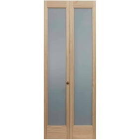 Awc 627 Traditional Divided Frosted Glass 24 X 80 Bifold Door