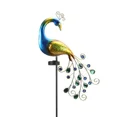 thumbnail image 1 of Luces solares decorativas para exteriores, estacas solares para jardín de pavo real, luces decorativas de metal para exteriores, luces decorativas LED impermeables para caminos, patios y pai, 1 of 4