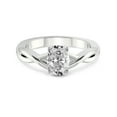 thumbnail image 5 of 1 Carat IGI Certified Oval Shape Lab Grown Diamond Engagement Ring | 14K White Gold | Intertwine Bliss Solitaire Lab Diamond Ring | FG-VS1-VS2 Quality Friendly Diamonds, 5 of 5