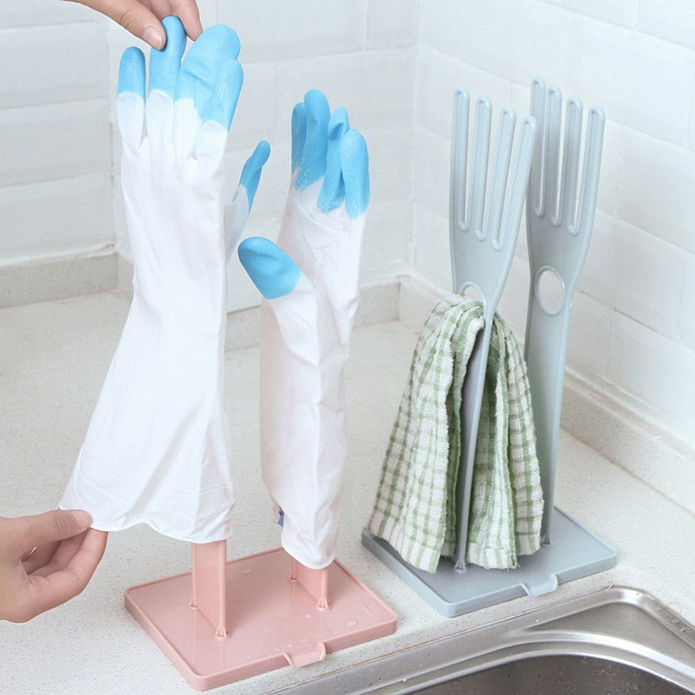 rubber glove stand