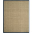 thumbnail image 2 of SAFAVIEH Natural Fiber Arbor Bordered Area Rug, Natural/Light Navy, 8' x 10', 2 of 10