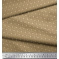 thumbnail image 3 of Soimoi Brown Cotton Jersey Fabric Floral Art Geometric Print Fabric by Yard 58 Inch Wide, 3 of 3