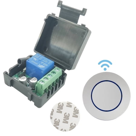 Safe Voltage Receiver with Remote for Motor and Light Management Compact RF Transmitter & Receiver