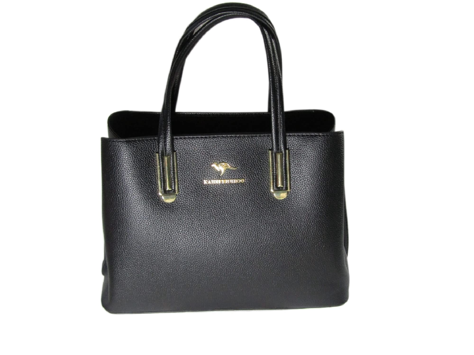 Large Vegan Leather  Crossbody Travel Handbag - Durable Crossbody Shoulder Everyday Bag for Women - Large Multi Pocket Purse Tote Handbag
