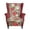 Poinsettia, variant on Qpednta Winter Snowman Wingback Chair Covers Non Slip Spandex Wing Chair Cover 2-Piece Set Wing Chair Cover Elastic Polyester Armchair Slipcover for Guest Room