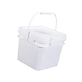 thumbnail image 4 of Cubo cuadrado para almacenamiento de alimentos, práctico, resistente, portátil, versátil con asa, cubo de pintura para pintura del hogar y la cocina 8L, 4 of 8