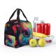 thumbnail image 5 of Disketp Colorful Patterned Rabbit for Insulated Lunch Bag for Women and Men, Perfect for Work, Hiking, Picnic, 5 of 8