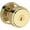 Non-Lacquered Brass, variant on Baldwin ENVASRRR150 Vashon Single Cylinder Keyed Entry Door Knob Set - Nickel