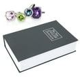thumbnail image 4 of Coin Box, Reasonable Simulation Black 24.2x15.8x5.6cm Anti-Theft  Box With Combination Lock For Nice Present For Coins Jewelry For Bank/ID Cards, 4 of 8