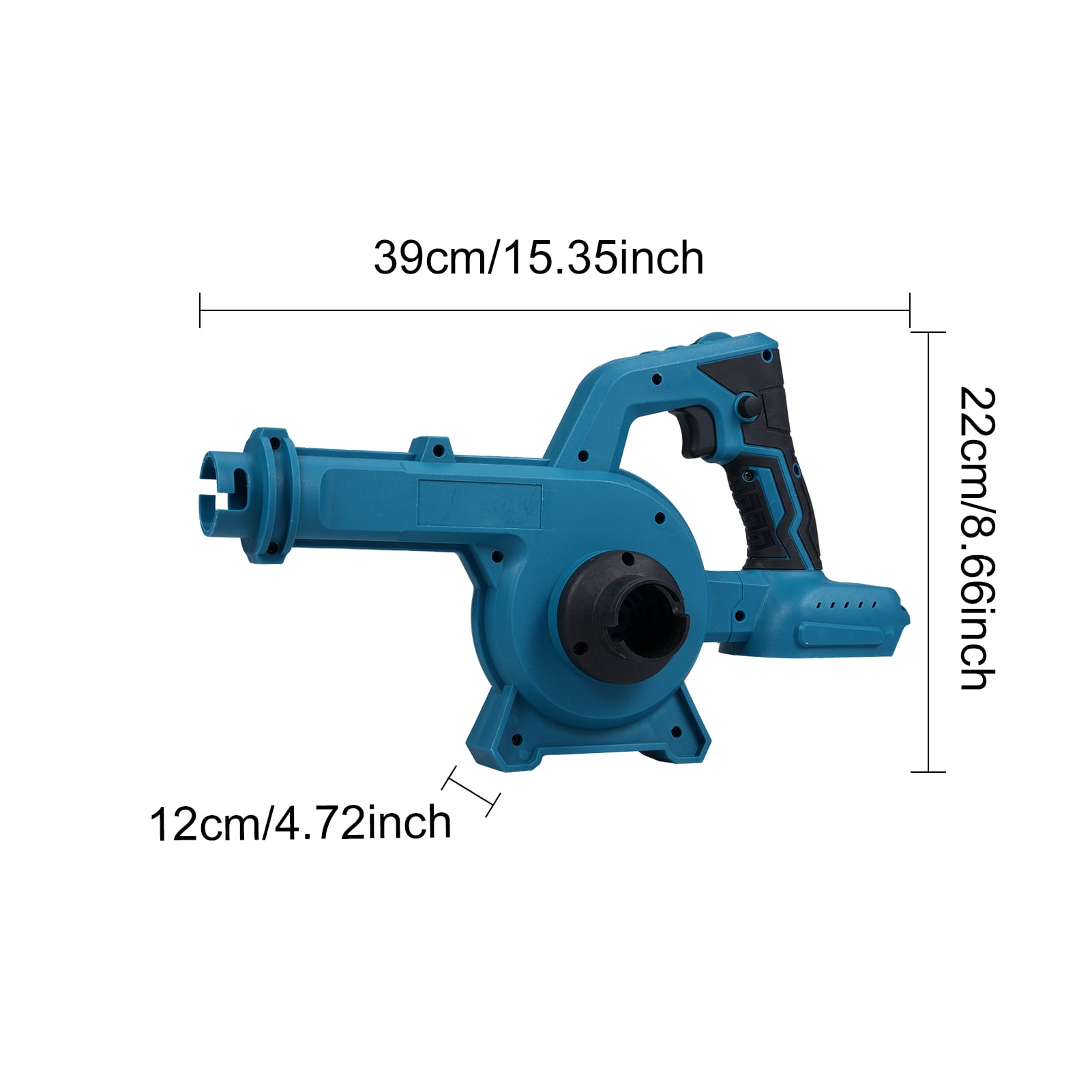 Blower Cordless Leaf Blower Leaf Vacuum Rechargeable Air Blower 6-speed Adjustable With Lock Switch For Computer Case Fallen Leaves Cleaning Industrial Dust Removal 2pcs 21V
