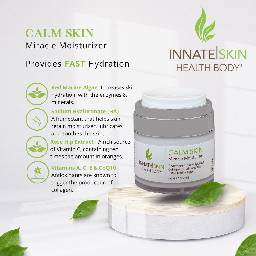 Innate Skin Miracle Moisturizer with Red Marine Algae, Cream, 2 oz