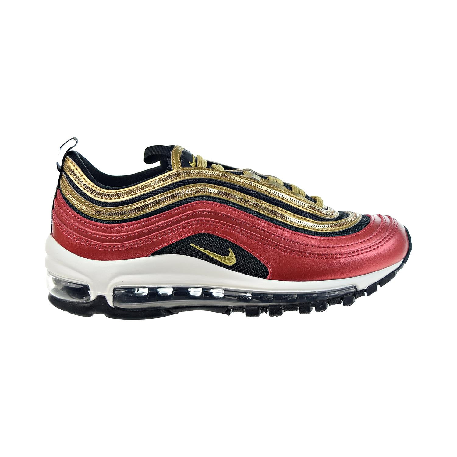 kampioen neem medicijnen Eed Nike Air Max 97 Women's Shoes University Red-Metalic Gold ct1148-600 -  Walmart.com