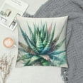 thumbnail image 2 of Leisuo Palm Leaves Throw Pillow Covers Home Decorative Pillow Covers Pillowslip with Tropical Banana Palm Monstera Leaves Print for Summer Style Decor, 2 of 5