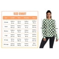 thumbnail image 3 of FORMRS Womens Long Sleeve Shirts UPF 50+ Sun Protection Quick Dry Fishing Hiking Tops, Size S-2XL, Green and White Plaid Pattern, 3 of 8