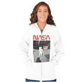thumbnail image 3 of Vintage NASA Astronaut Space Landing Zip Up Hoodie Men's Women's Brisco Brands S, 3 of 6