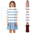 thumbnail image 3 of EnJoCho Toddler Baby Girl Dress Summer Cotton Linen Ruffl𝖾 Halte𝗋 Sleeveless Kids Casual Beach Par𝗍y Dresses 2-7 Years Toddler Summer Sleeveless 𝖲undress, 3 of 6