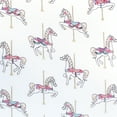 thumbnail image 2 of Hudson Baby Infant Girl Changing Pad Cover, Carousel Horse, One Size, 2 of 2