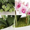 thumbnail image 4 of Flores Artificiales Orquídea Rosa Briful con Maceta de Cerámica 45 cm, 4 of 7