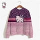 thumbnail image 5 of Sudadera con capucha de gran tamaño para mujer de HELLO KITTY con diseño de fresa kawaii, informal, versátil, linda, de manga larga para niñas, novedad de 2024, 5 of 5