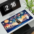 thumbnail image 3 of Happy New Year with Rottweiler Fireworks Holiday Xmas Winter 2025 Desk Mat Full Keyboard Mouse Pad Rottie Dog Lover Gifts Idea Large Mousepad - 00025, 3 of 5