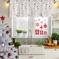 thumbnail image 6 of Flowers Birds Valances for Windows, Decorative Rod Pocket Window Valance Curtains, Farmhouse Botanical Floral Branches Plants Short Curtain Drapes for Kitchen/Living Room, 2 Panels, 42" W x 18" L, 6 of 8