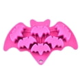 thumbnail image 2 of Hovilon Halloween Silicone Baking Mold, 6 Cavity Bat Shaped Chocolate Candy Cake Mold, Food Grade Silicone for Ice Cubes Soap, Spooky Party Supplies, Rose Red Non-Stick Reusable Tray, 2 of 6
