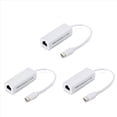 thumbnail image 1 of 3X Network Card USB Type-C to Rj45 100M Driver-Free Network Card Converter Network Cable Adapter Ethernet Adapter A,3 x Network card converter (type-c model),White, 1 of 5