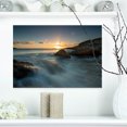 thumbnail image 1 of Sydney Bord de Mer au Coucher du Soleil - Impression sur Toile, 1 of 3