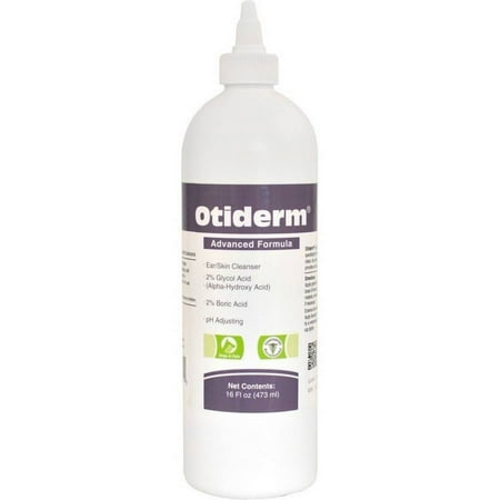 UPC: 0814087007353 | Otiderm Advanced Formula for Dogs and Cats – Deodorize and Gently Clean – Anti-Irritant Formula with Neutral pH and Aloe Vera – Healthy Ears – 16 fl oz
