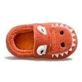 thumbnail image 5 of Otqutp Kids Toddler Animal Slippers Boys Girls Cute Cartoon Dinosaur House Shoes Cozy Soft Warm Winter Fuzzy Indoor Shoes, 5 of 5