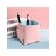 thumbnail image 3 of 1 Piece, PU Leather Desktop Storage Tube, Cosmetics Headphone Remote Control Storage Basket, Living Room Office Storage Box, 3 of 5