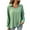 Green, variant on Summer Savings Clearance 2024! TAGOLD Womens Summer Tops,Fashion Women Casual Lapel Long Sleeve Solid Color Shirt Top Single-Breasted Cardigan Blouse