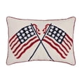 thumbnail image 4 of TTJ Patriotic Throw Pillow Flag-Print Decorative Accent Cushion Soft Comfortable Sleep Support Red White Blue Americana 4th Of July Living Room Bedroom Porch Festive Pillow, 4 of 8