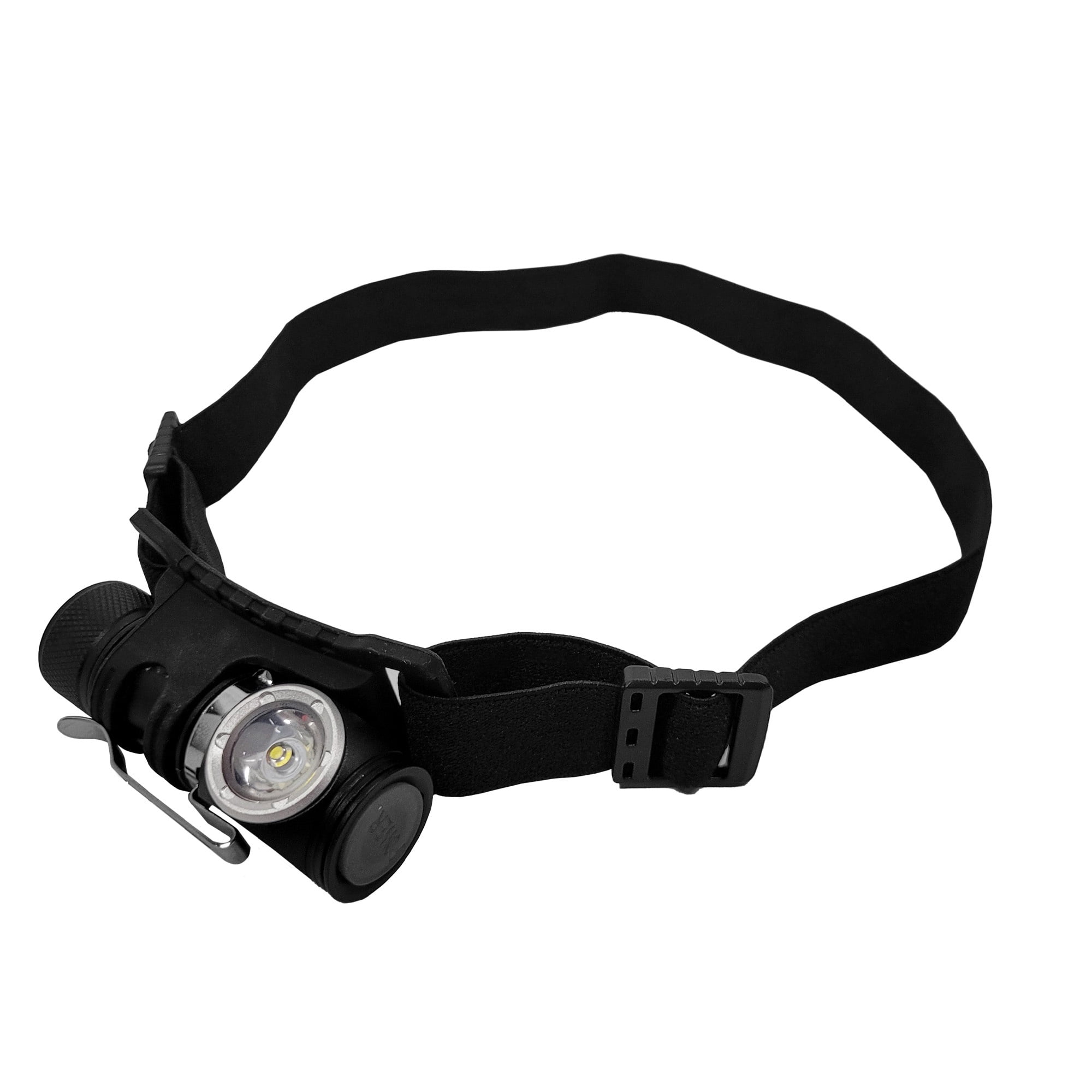 Hyper Tough Lampe Frontale rechargeable LED 500 lumens, câble USB-C inclus, 3 modes, aluminium durable, bande élastique souple réglable
