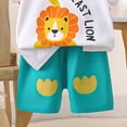 thumbnail image 5 of Piuwrlz Outfit Set Girls Boys Short Sets Crew Neck Cotton Suummer T-Shirt and Shorts Set Multicolor Size 9-12Months, 5 of 5