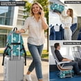 thumbnail image 6 of JIALIOU 14" Laptop Backpack Waterproof Airline Approved Stylish Casual Daypack for Travel Business College Work, Planet Star Cloud, 6 of 8